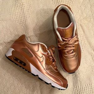 Rose gold Nike Air Max 90